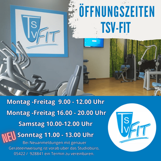 oeffnungszeitent sv fit